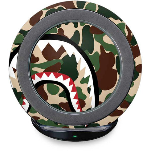 Shark Teeth Street Camo Fast Charge Wireless Charging Stand Skin